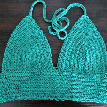 Jade Day Crochet Halter Top