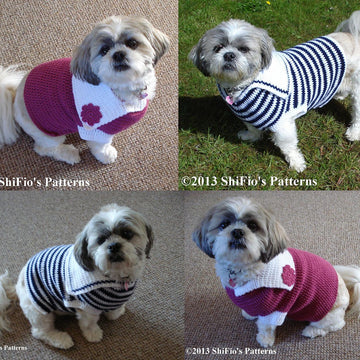 Crochet Pattern dog coats  #247