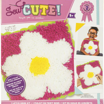 American Crafts Sew Cute! Latch Hook Kit - Flower