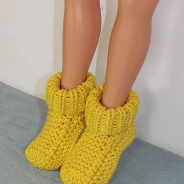 Childrens Super Chunky Slipper Boots Circular