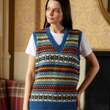 Unisex Fair isle slipover