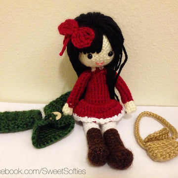 Amigurumi Autumn Girl Doll
