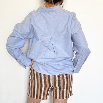 Vertical Striped Shorts