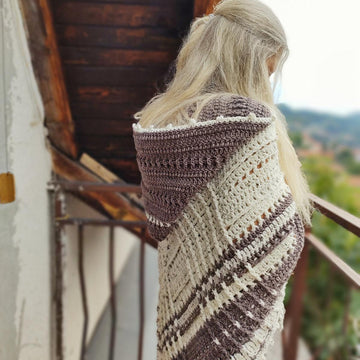 Nova Hooded Triangle Shawl