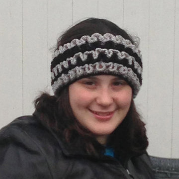 Ruffly Headband Earwarmer PDF12-083