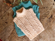 Humpty Sleeveless Polo Neck Top