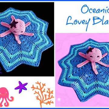 Oceanic Lovey Blanket