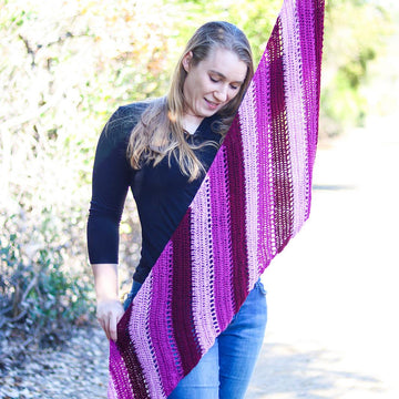 Easy Boomerang Scarf