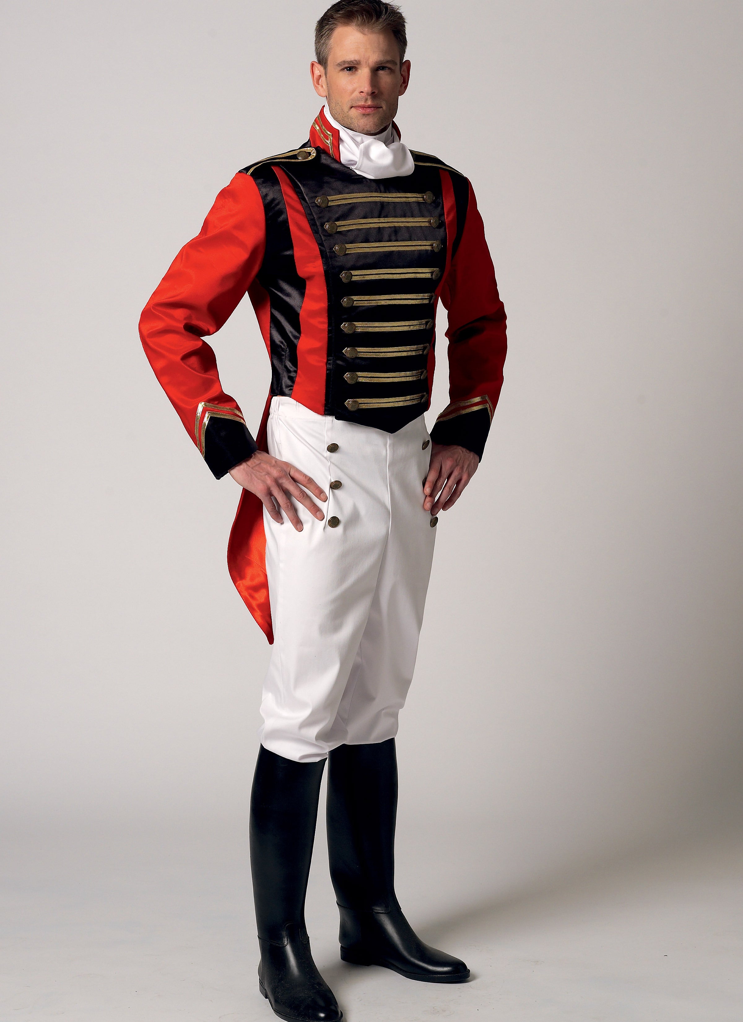 McCall's Men's Embellished Jacket, Pull-On Pants and Cravat M7457 - Sewing Pattern