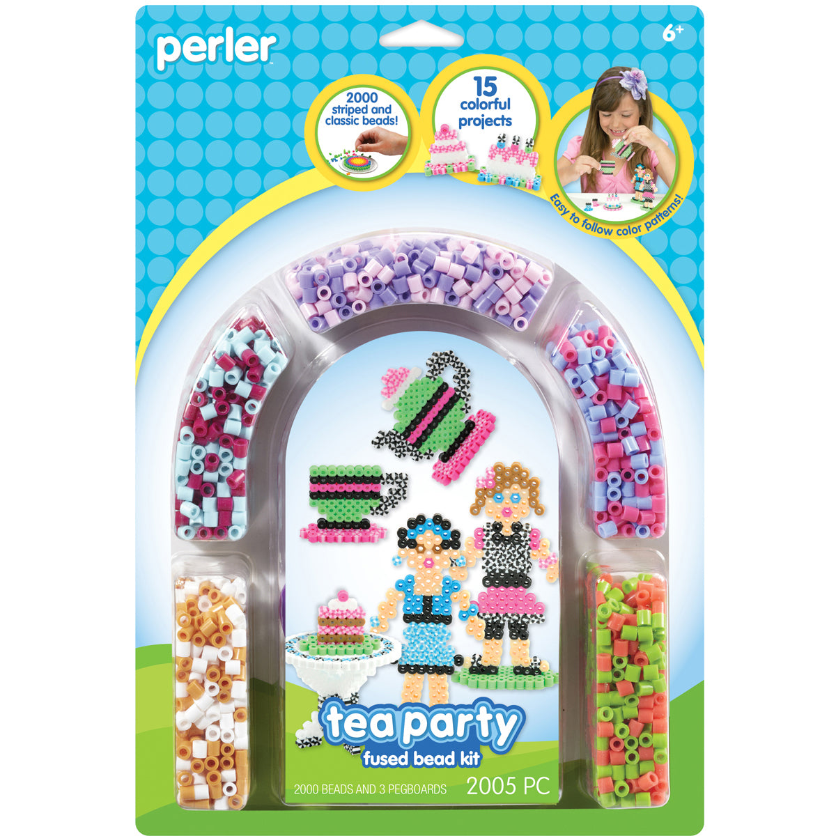 Perler Fused Bead Kit - Tea Party