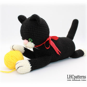 Black Laying Cat