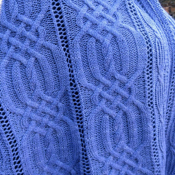Sebago Cabled Shawl