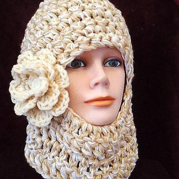 597CROB Crochet Unisex Ski Hat Balaclava