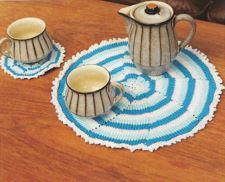 Striped Circle Placemat