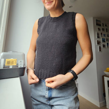 Simple sweater vest