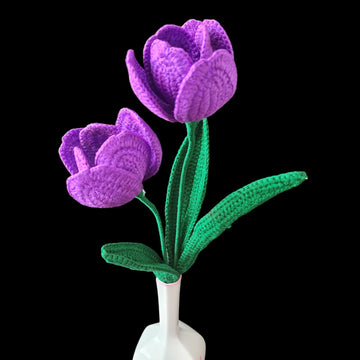 Crochet Tulip flowers