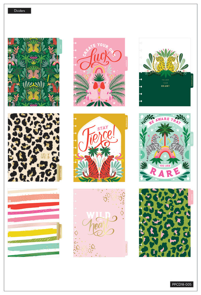 The Happy Planner Jungle Vibes Classic 18 Month Planner
