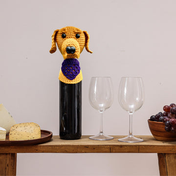 Golden Retriever Bottle Topper Pattern