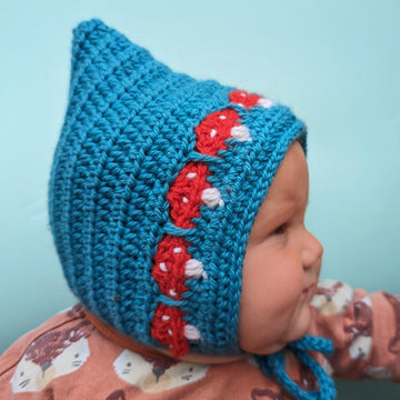 Mushroom Pixie Bonnet