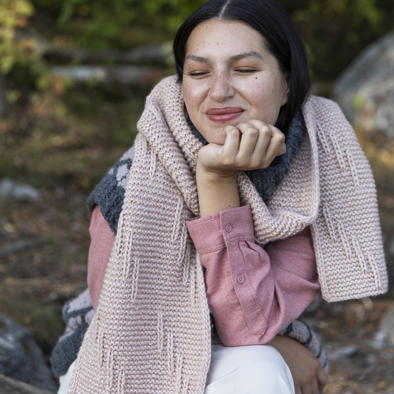 Stacked Lines Scarf