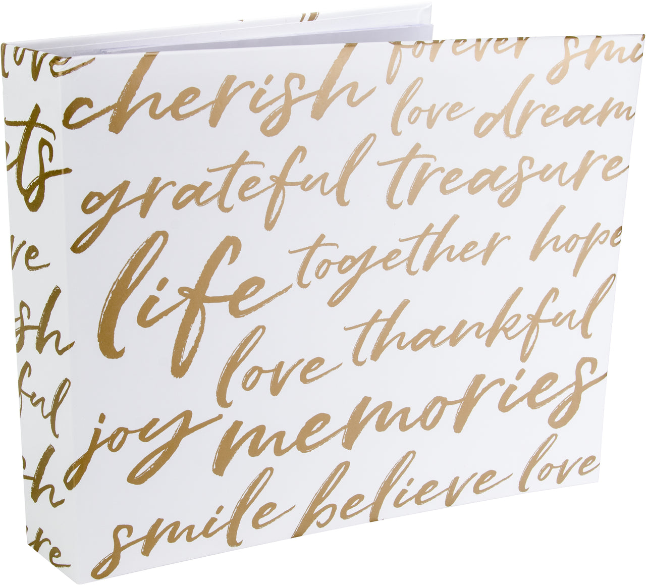 Kaisercraft Metallic D-Ring Album 12"X12" - Words
