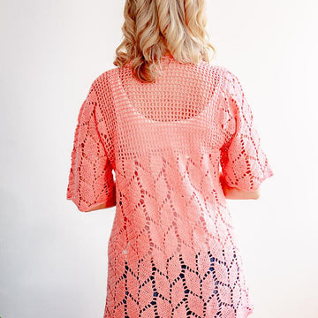 C837-Coral Canopy Cardigan