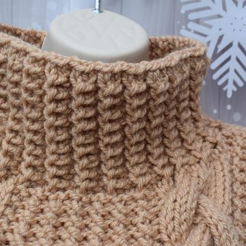 Sandy cable sweater