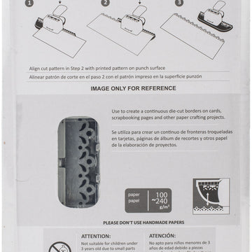 Dress My Craft Paper Punch - Flower Chain Border