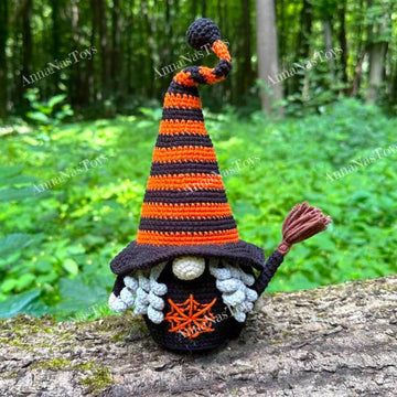 Halloween Witch with Broom