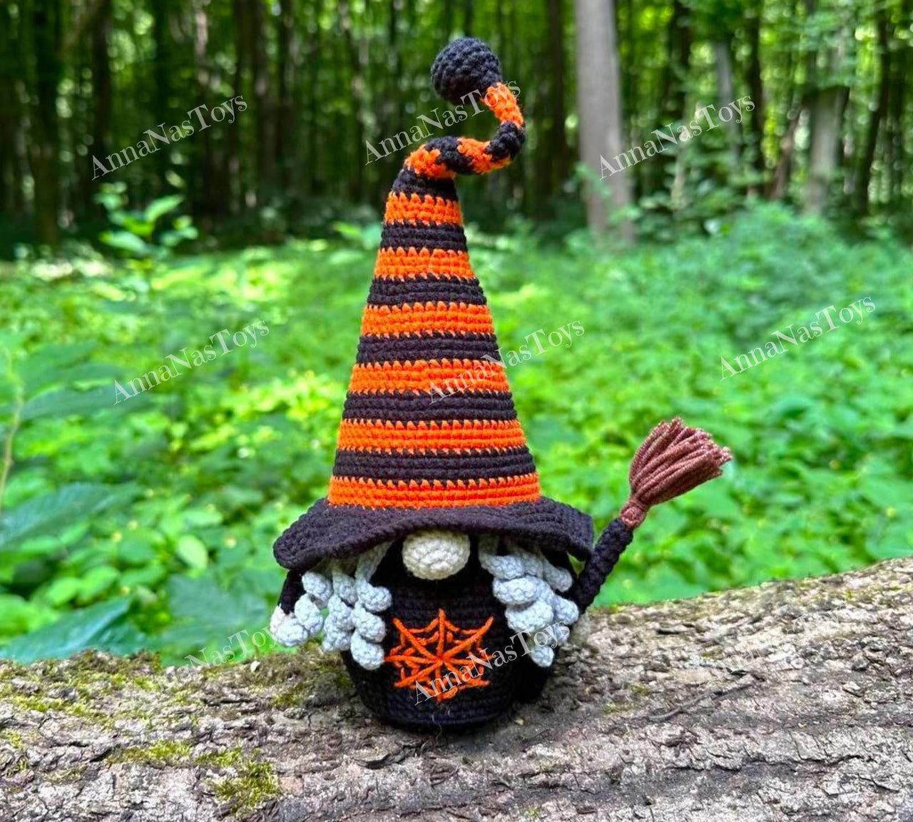 Halloween Witch with Broom