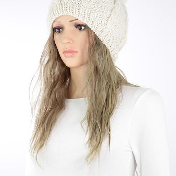 Leah Knit Pompom Hat #814