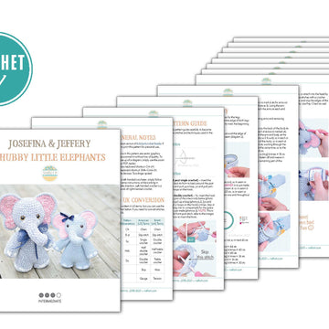 Josefina and Jeffery Chubby Little Elephants