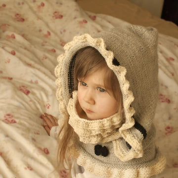 Marta hooded cowl