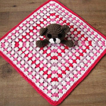 Bear Lovey Security Blanket