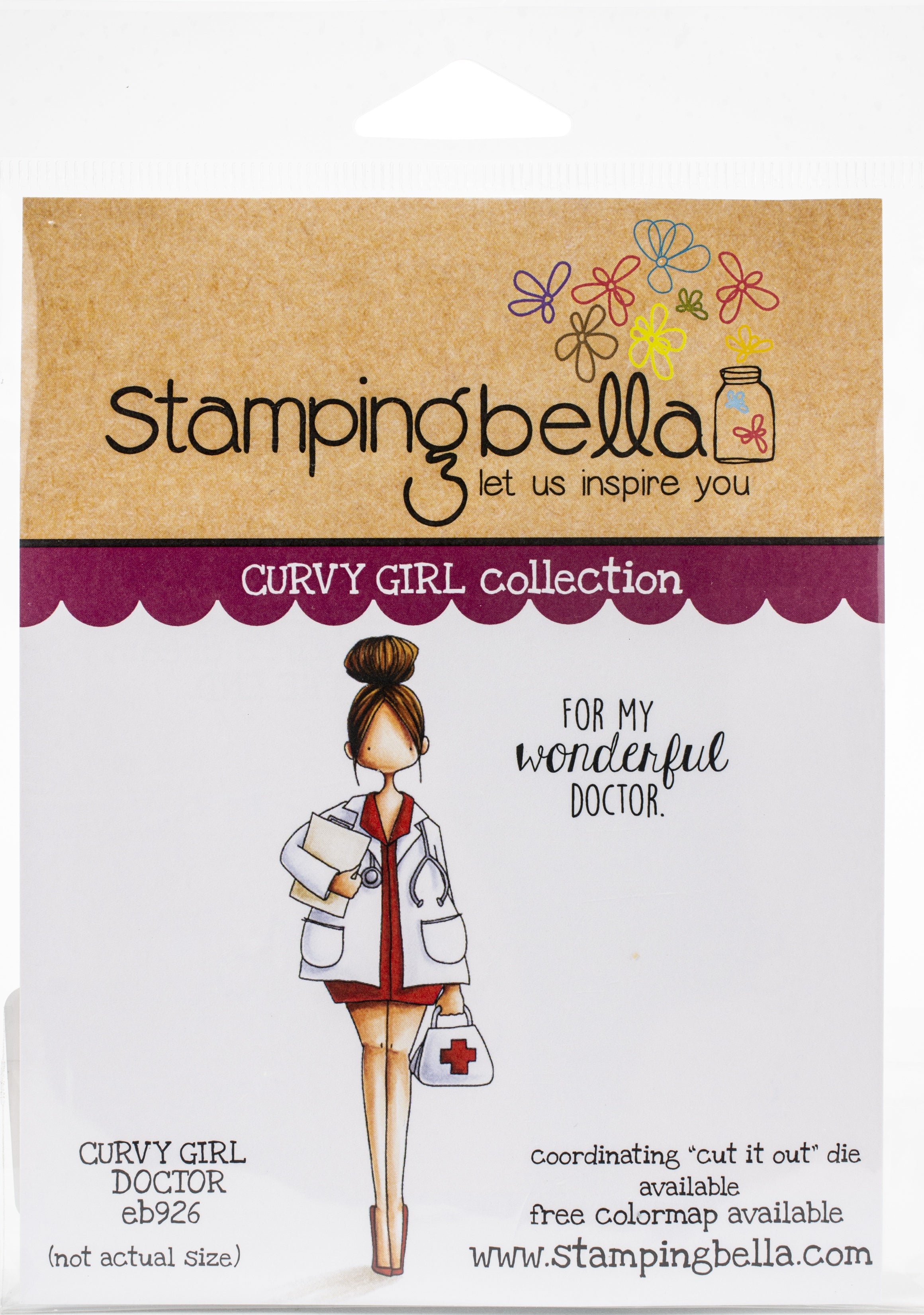 Stamping Bella Cling Stamps - Curvy Girl Doctor