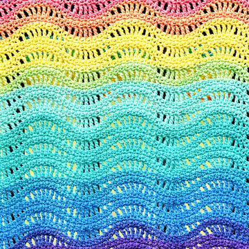 Mandala Waves Baby Blanket