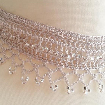 Crocheted choker