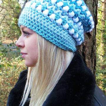 Sky Fall Slouch Beanie