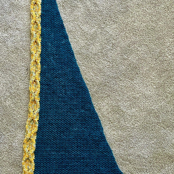 Honeycomb Asymmetrical Scarf