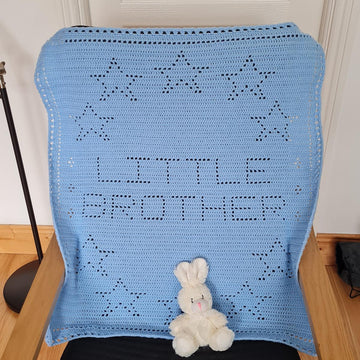 Little Brother Filet Blanket
