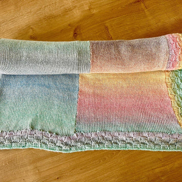 Very simple rainbow blanket