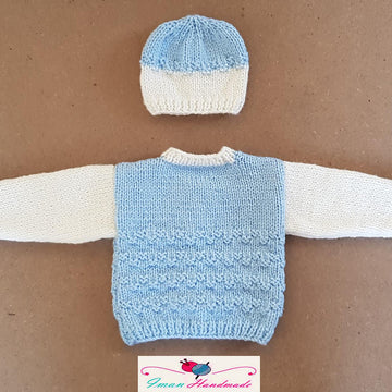 Newborn Zigzag Cardigan