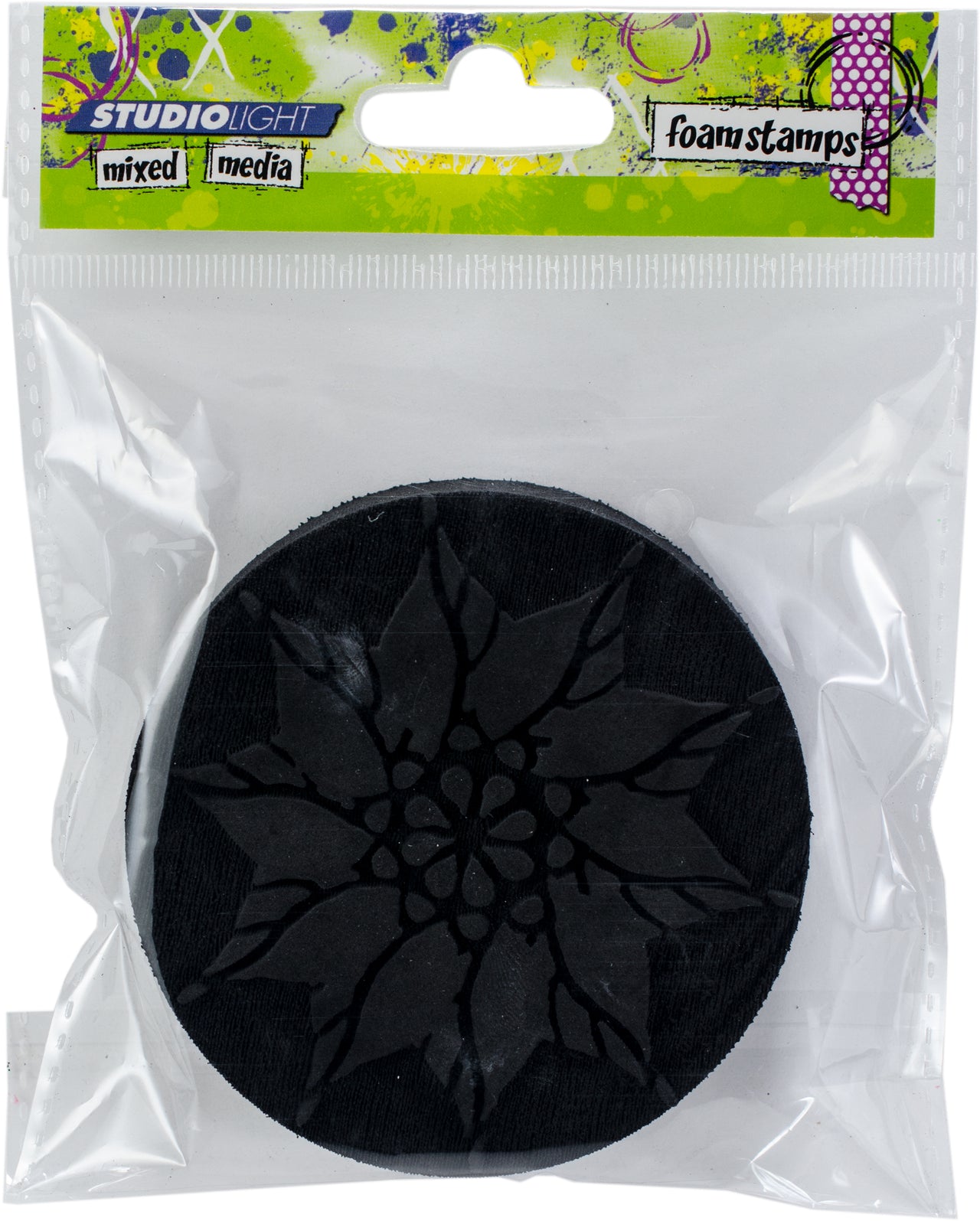 Studio Light Mixed Media Foam Stamps - Flower - 1 Piece