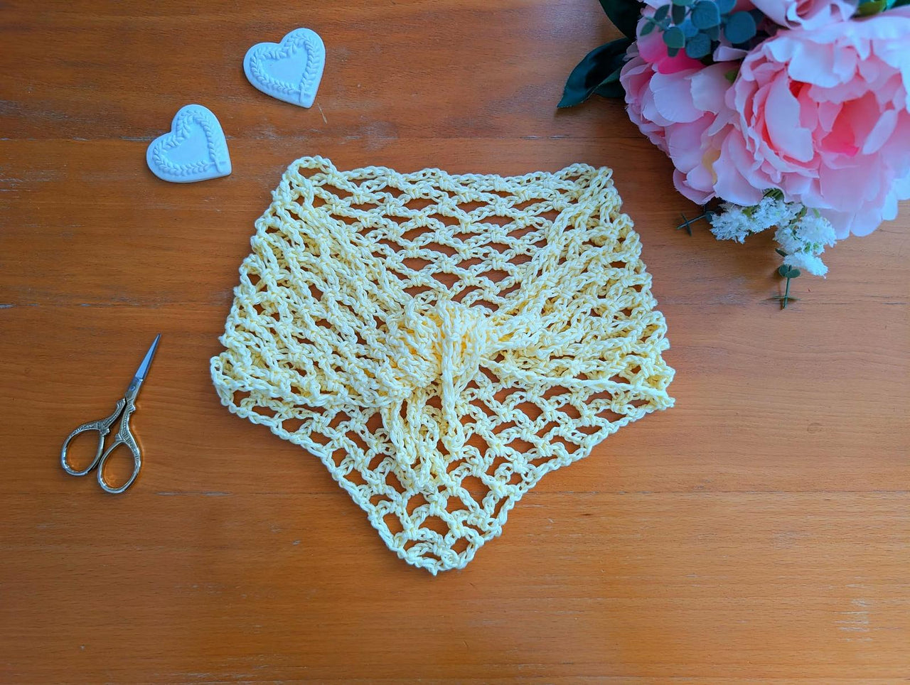 Crochet Whimsy Cottage Bandana Pattern