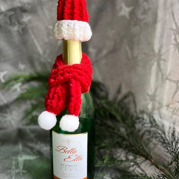 Wine Bottle Hat and Scarf