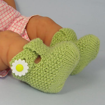 Baby T Bar Daisy Booties