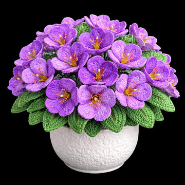 Crochet Rododentron flowers