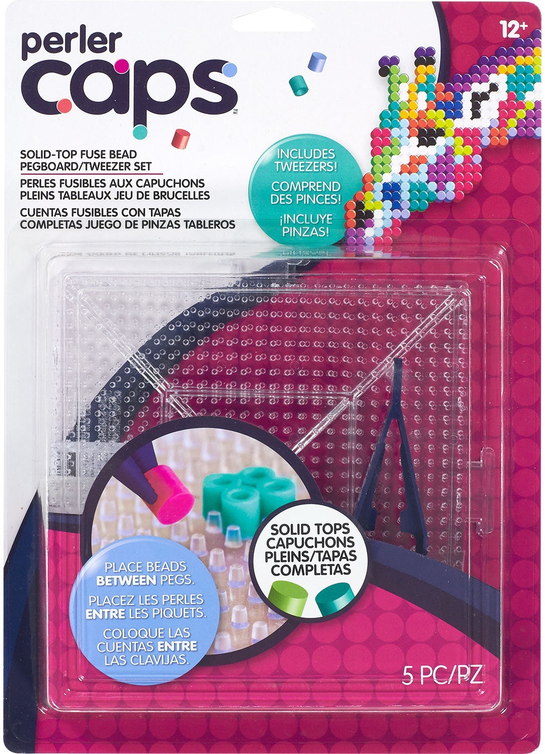 Perler Interlocking Pegboard - Clear