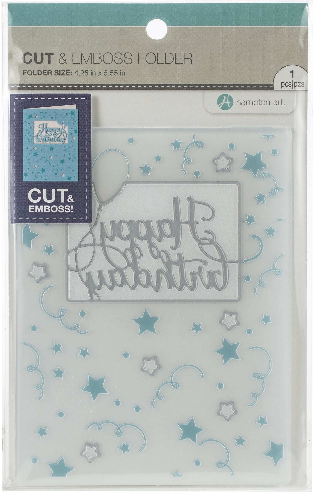 Hampton Art Cut & Emboss Folder - Happy Birthday