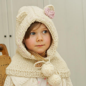 Popi polar bear hood